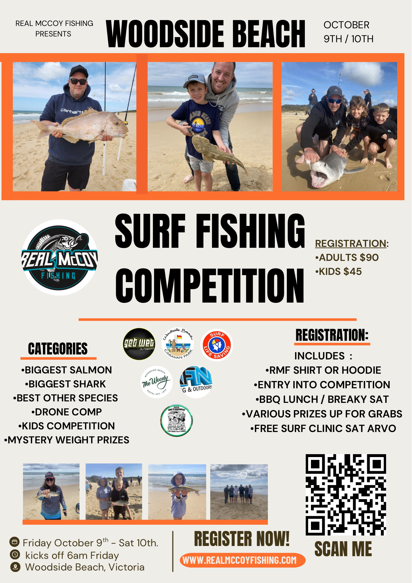 Woodside Surf Comp Early Bird: Entry Ticket