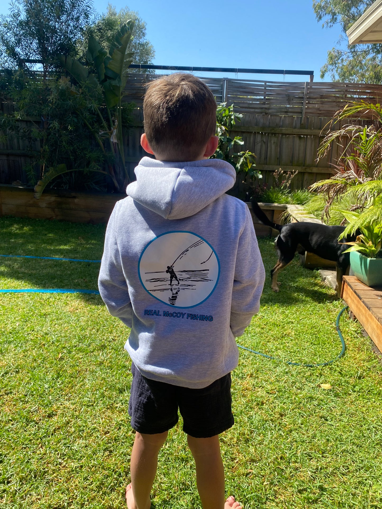 Kids Grey Hoodie