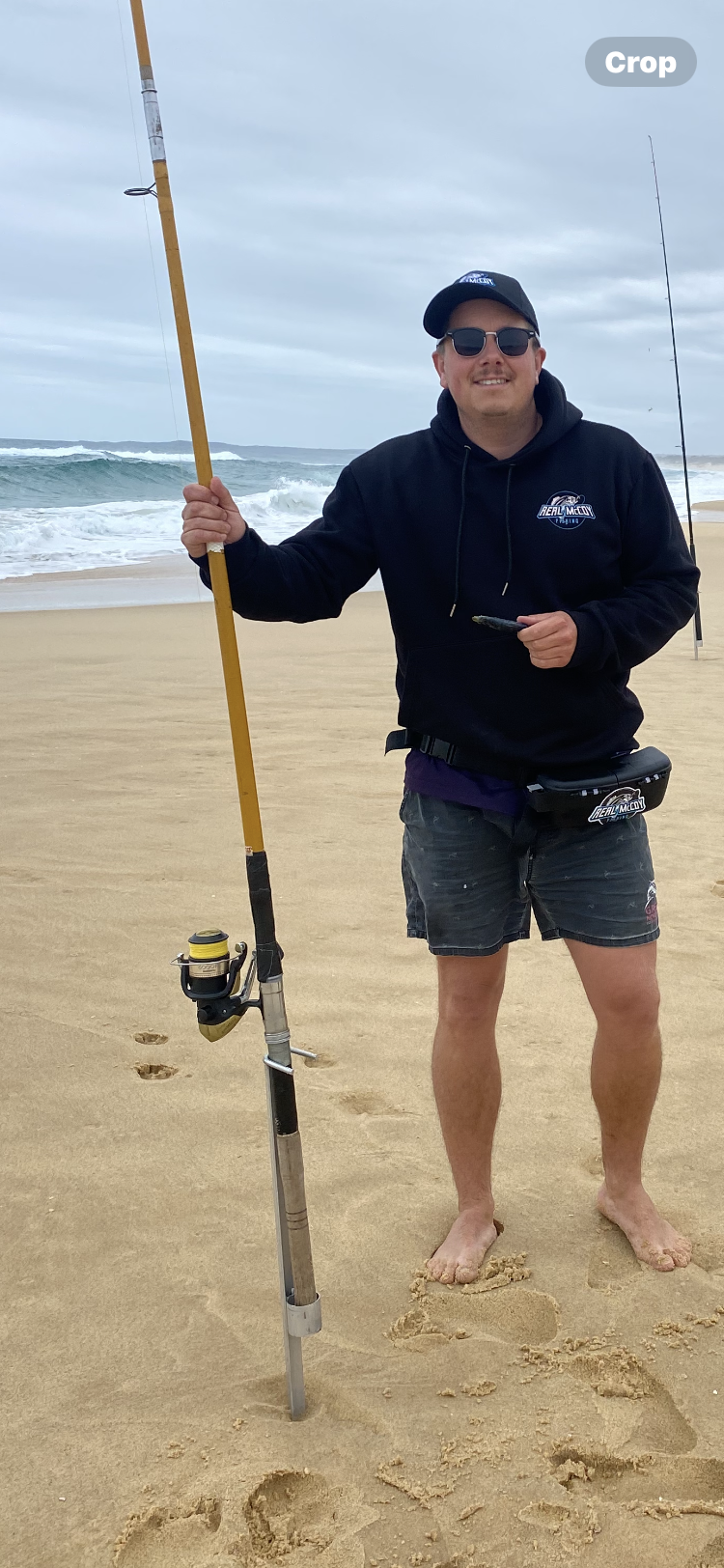 Aluminium Surf Rod Holder