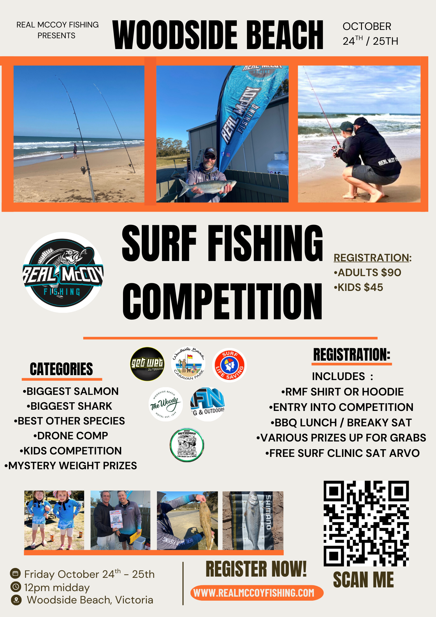 Woodside Surf Comp Entry Ticket