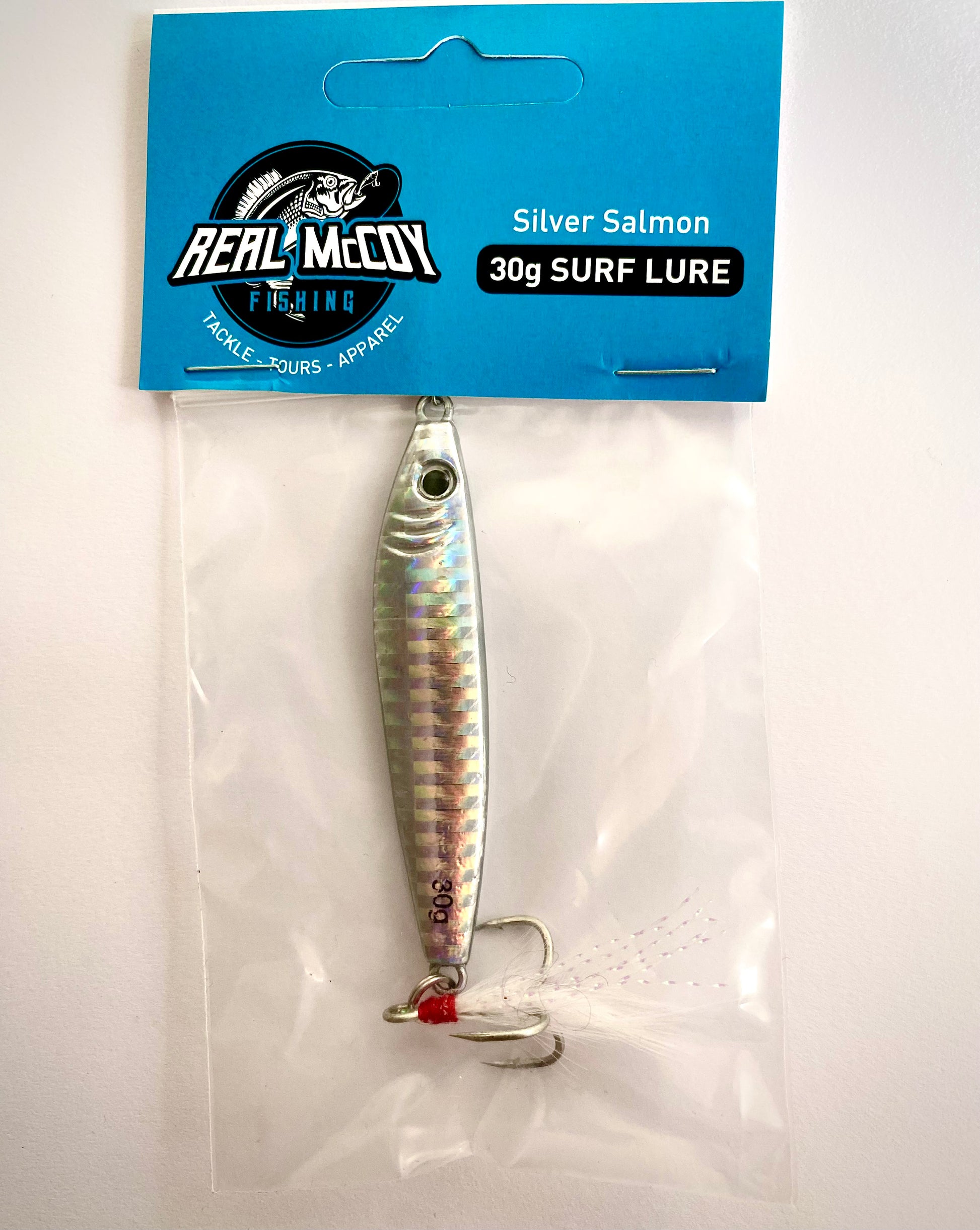 amoco fish lure get hooked on silver Silver Salmon Surf Lure
