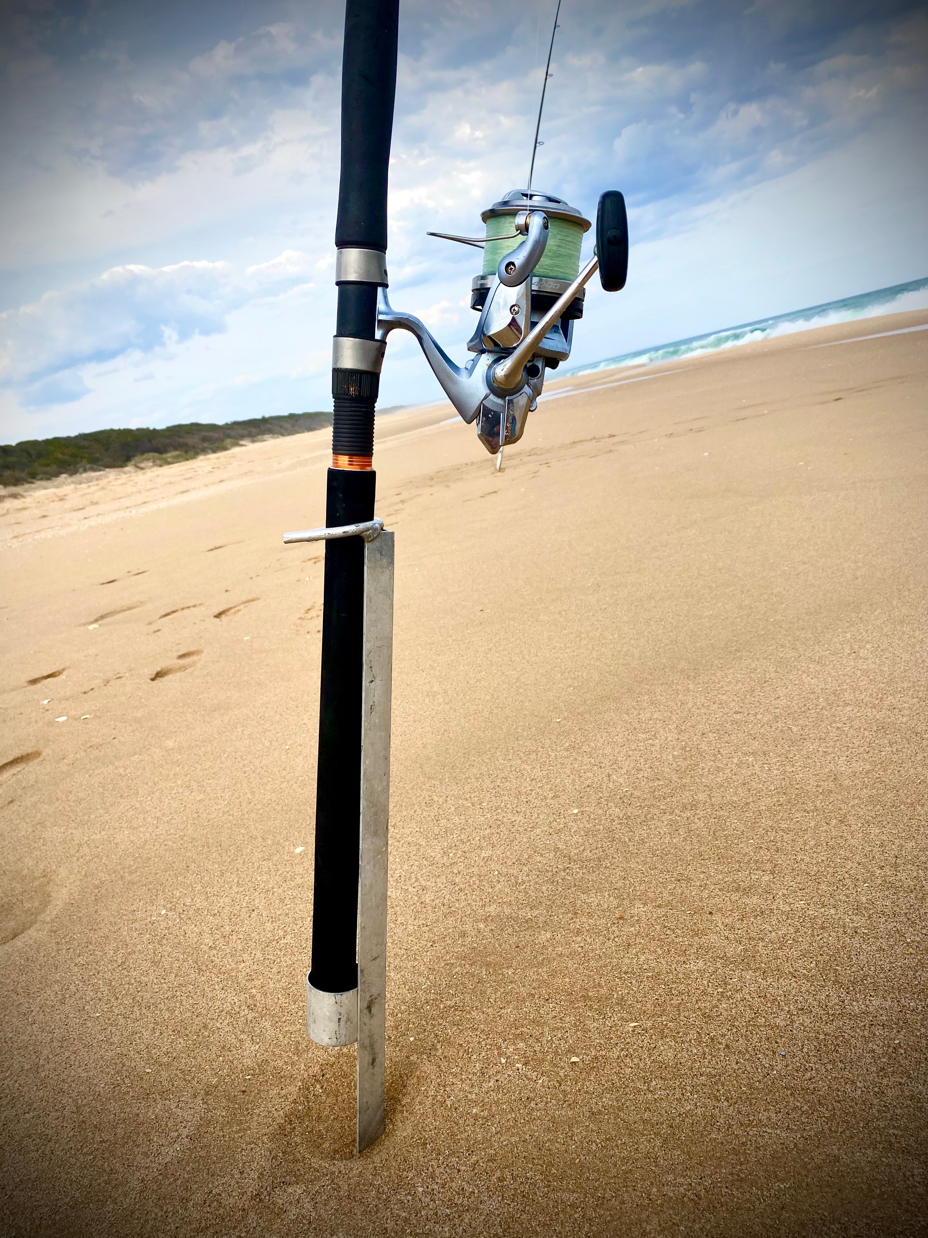 Aluminium Surf Rod Holder – Real McCoy Fishing